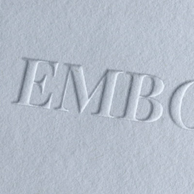 Embossed boxes